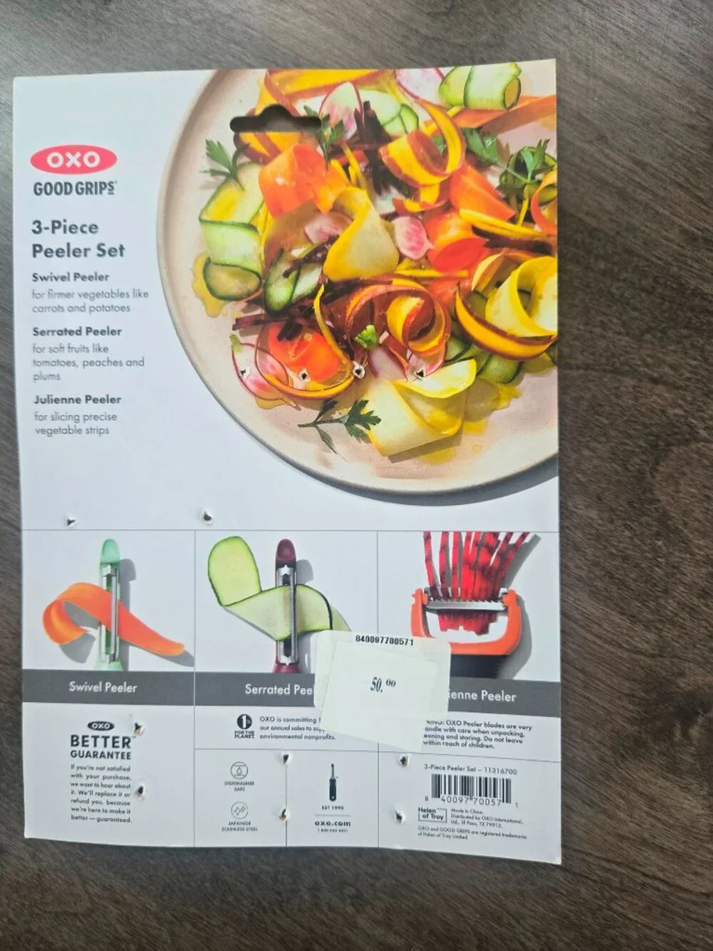 NEW 3-Piece Peeler Set